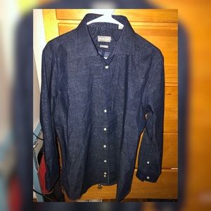 Men's Michael Kors Navy Button Up